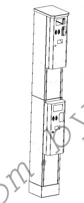 Паркомат двухъярусный